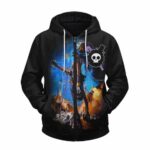 One Piece Straw Hat Musician Brook Stylish Zip Up Hoodie