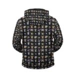 One Piece Straw Hat Pirate Members Icon Pattern Zipper Hoodie