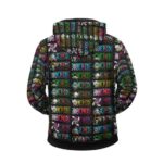 One Piece Straw Hat Pirates Jolly Roger Icons Zipper Hoodie