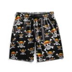 One Piece Straw Hat Pirates Logo Men's Swim Shorts