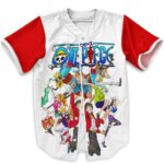 One Piece Straw Hat Pirates Sunny Ship Logo Baseball Jersey