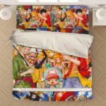 One Piece Straw Hats Thousand Sunny Pirate Ship Bedding Set