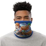 One Piece Stunning Nami Cat Burglar Blue Neck Gaiter