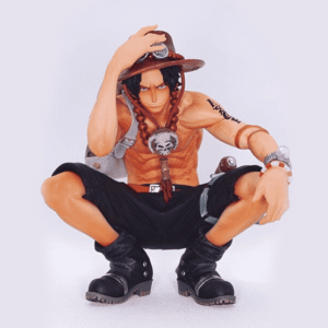 One Piece The Fire Devil Portgas D. Ace Sitting Toy Figurine