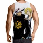 One Piece Trafalgar Law Black Leg Sanji Trendy White Tank Top