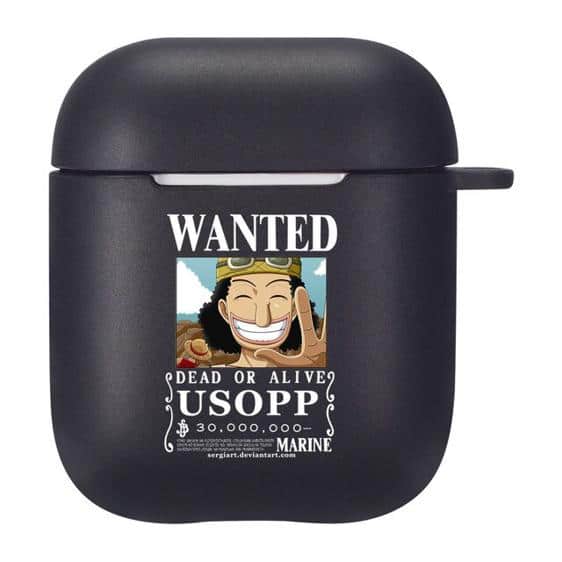 One Piece Usopp Wanted Poster AirPods Case