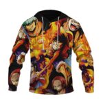 One Piece Wano Country Arc Characters Artwork Hoodie Jacket