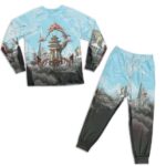 One Piece Wano Country Kingdom Art Awesome Pajamas Set