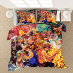 One Piece Waterworld Straw Hat Pirates Vibrant Bedding Set