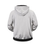 One Piece Whitebeard Pirates Jolly Roger Pattern Zip Hoodie