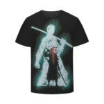 One Piece Zoro Roronoa Swordman Pirate Bounty Hunter Vibrant Trending T-Shirt