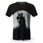 Pirate Hunter Zoro Full Moon Silhouette T-shirt