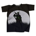 Pirate Hunter Zoro Full Moon Silhouette T-shirt