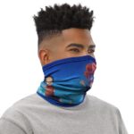 Playful Young Ace Sabo And Luffy Beach Front Neck Gaiter