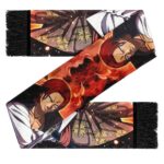Red Haired Shanks Fire Art Dope One Piece Wool Muffler