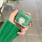 Roronoa Zoro Chibi Art & Jolly Roger AirPods Case