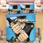 Roronoa Zoro Famous Three Swords Pirate Hunter Bedding Set