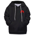 Roronoa Zoro Red Moon Minimalist Kids Hoodie