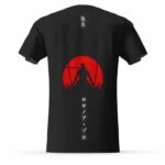 Roronoa Zoro Red Moon Minimalist Logo T-shirt