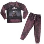Roronoa Zoro Relaxing Under Cherry Blossom Art Pajamas Set