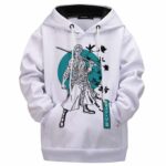Roronoa Zoro Sketch Moon Sakura Kids Hoodie Jacket