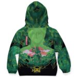 Roronoa Zoro Swordsman Vibrant Art Kids Hoodie