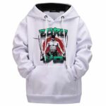 Roronoa Zoro Three Sword Style White Kids Hoodie