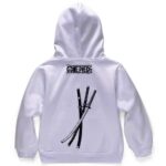 Roronoa Zoro Three Sword Style White Kids Hoodie