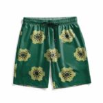 Roronoa Zoro Wano Arc Pattern Men's Swim Shorts