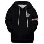 Rosinante Corazon Logo Black Kids Hoodie Jacket