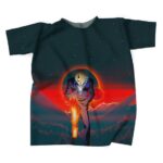 Sanji Diable Jambe Retro Wave Star Artwork Tees