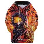 Sanji Stealth Black Raid Suit Children's Hoodie