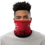 Shanks Swordsman Red Black Flame Shadow Neck Gaiter