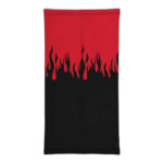 Shanks Swordsman Red Black Flame Shadow Neck Gaiter