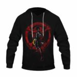 Straw Hat Captain Monkey D. Luffy Silhouette Art Hoodie