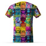 Straw Hat Crew Iconic Lines Vibrant Artwork Shirt