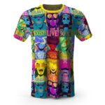 Straw Hat Crew Iconic Lines Vibrant Artwork Shirt