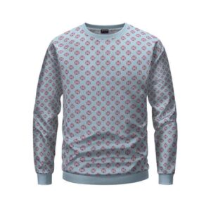 Straw Hat Helmsman Jinbe Head Icon Pattern Cool Sweater