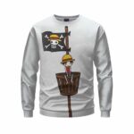 Straw Hat Logo Cartoon Luffy Art One Piece Sweatshirt