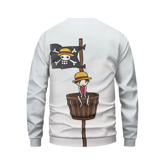 Straw Hat Logo Cartoon Luffy Art One Piece Sweatshirt