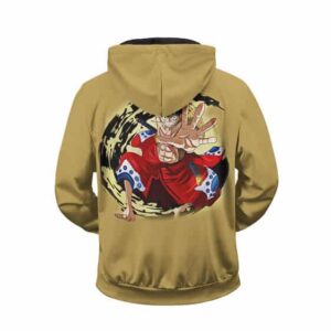 Straw Hat Logo Monkey D. Luffy Art Awesome Zip Up Hoodie