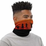 Straw Hat Mugiwara Pirates Red Sunset Silhouette Tube Mask