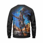 Straw Hat Musician Brook Stylish Crewneck Sweatshirt