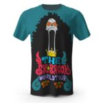 Straw Hat Musician Brook World Tour Band Shirt