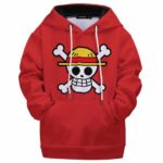 Straw Hat Pirate Jolly Roger Children's Hoodie