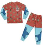 Straw Hat Pirate Member Franky Costume Design Pajamas Set
