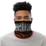 Straw Hat Pirate Members Logo Fiery Design Neck Warmer