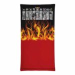 Straw Hat Pirate Members Logo Fiery Design Neck Warmer
