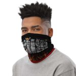 Straw Hat Pirate Members Logo Fiery Design Neck Warmer