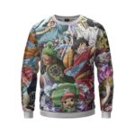Straw Hat Pirate Members Wano Arc One Piece Sweatshirt